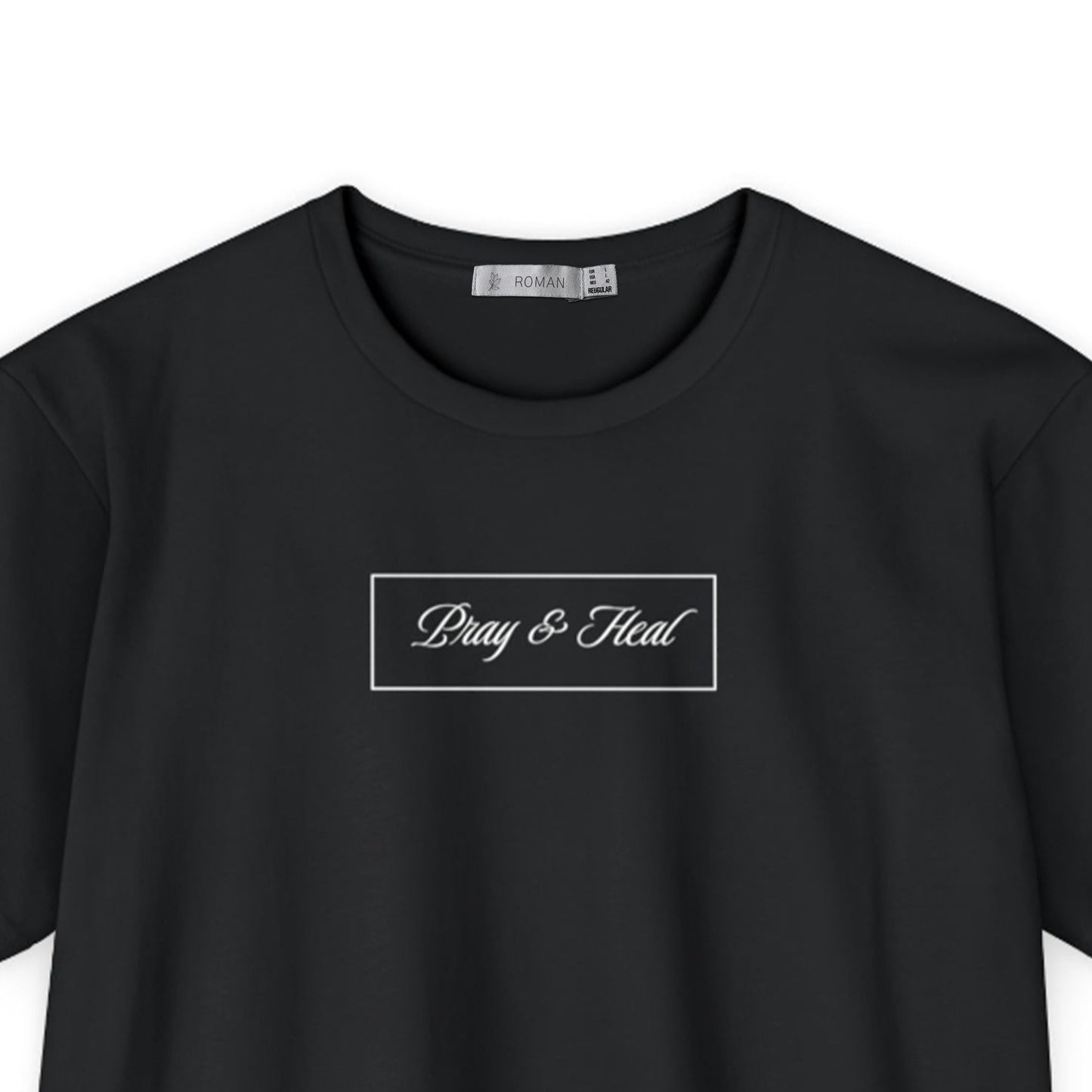 Pray and Heal Tee – Black